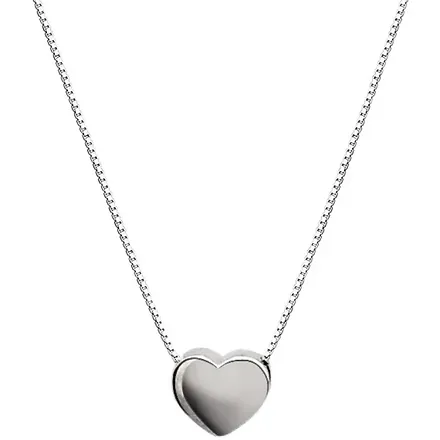 925 Sterling Silver Heart Necklace2