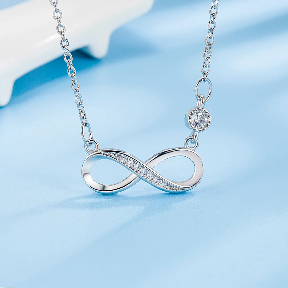 925 Sterling Silver Infinite Love Pendant Necklace
